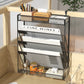 File Desk Organizer 5-Tier Mesh Vertical Wall Mount Desktop Mail Sorter Back To School 2025 Space Saving