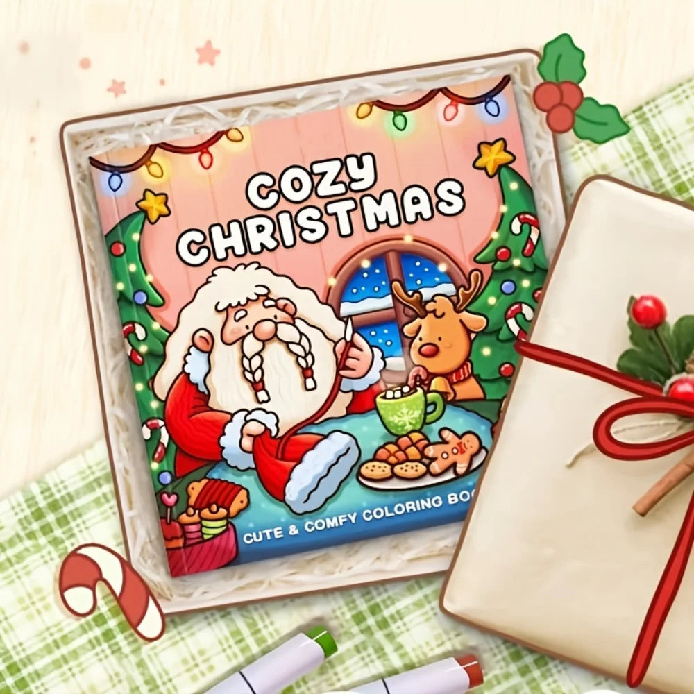 Christmas2025 Edition Coloring Book For Kids - Mindful Fun, Family Bonding Holiday Gift