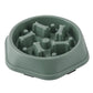 Pet Slow Food Bowl Anti-choking Feeder for Compact Dogs - PP Plastic Dish, Anti-gulping Eating Plate