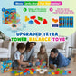 Colorful Balance Stacking Game - Fun Tetra Tower Puzzle for Kids & Adults, Great for Family Game Night & Gifts