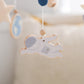 Rocket Wooden Crib Mobile Newborn Sensory Toys Soothing
