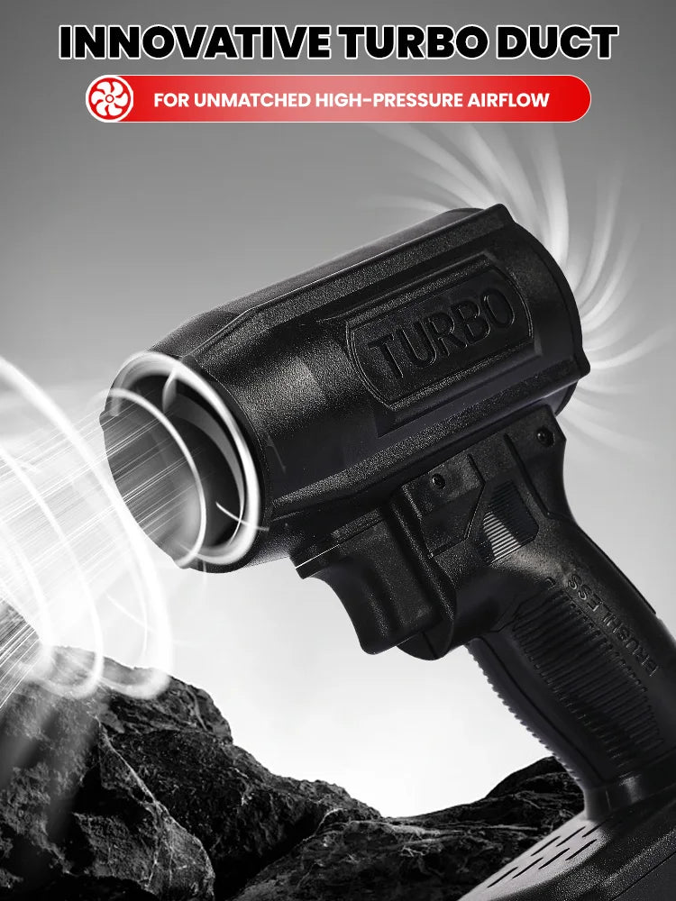High Power Air Gun 40/50mm, Fast Car Dryer, Dust & Debris Cleaner – Cordless Turbo Jet Blower for Car Drying
