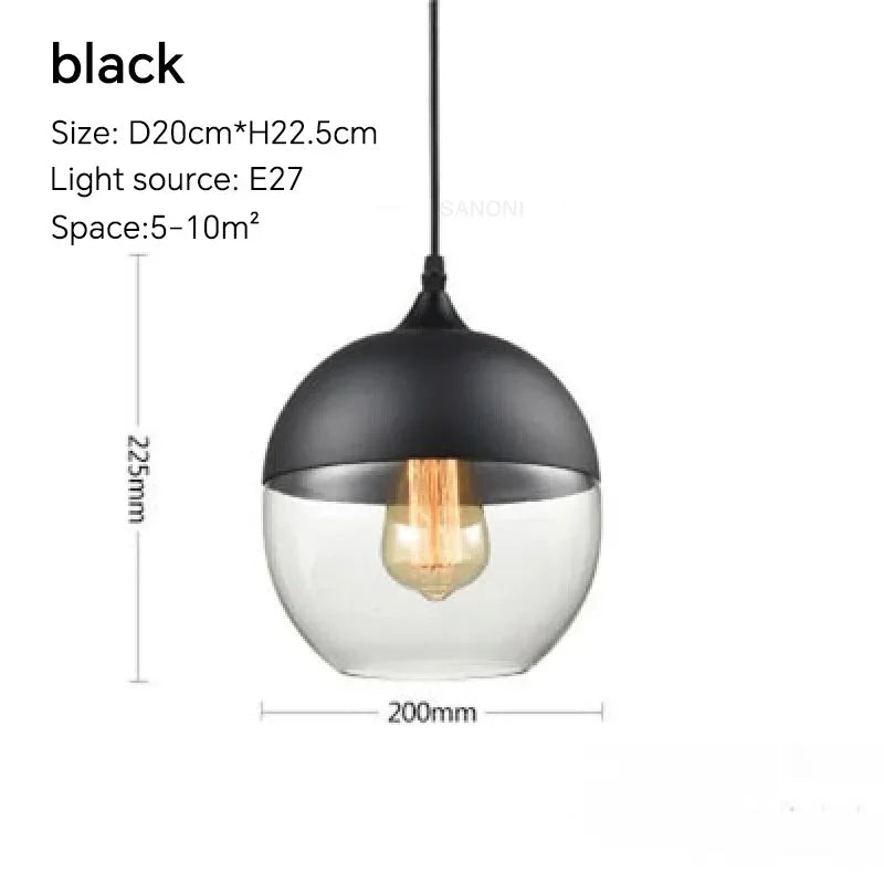 Pendant2026 Edition Light Glass Chandelier E27 For Dining Room Cafe Hotel Living Room Kitchen Island Contemporary Farmhouse Fall