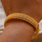 Gold Plated Bangles Deluxe Arabic Wedding Bracelet
