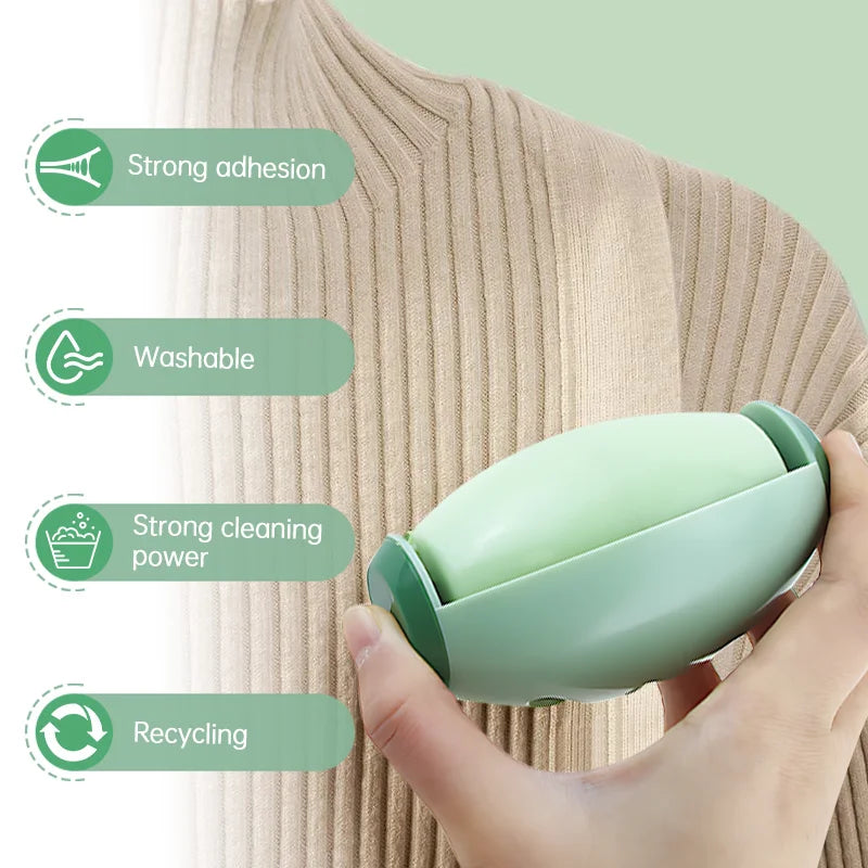 Washable Lint Remover Travel-Friendly Roller for Clothes Pet Hair Sticky