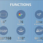 Travel-Friendly 14 Inch Monitor 178 Degree View Built In Speaker