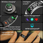 Smart Ring Health Monitor Wearable 5 ATM Water-Resistant Cordless Charging Fall 2025 Trend Gift