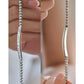 letter design, metal, lobster-claw clasp, faith-inspired – Timeless women's chain bracelet