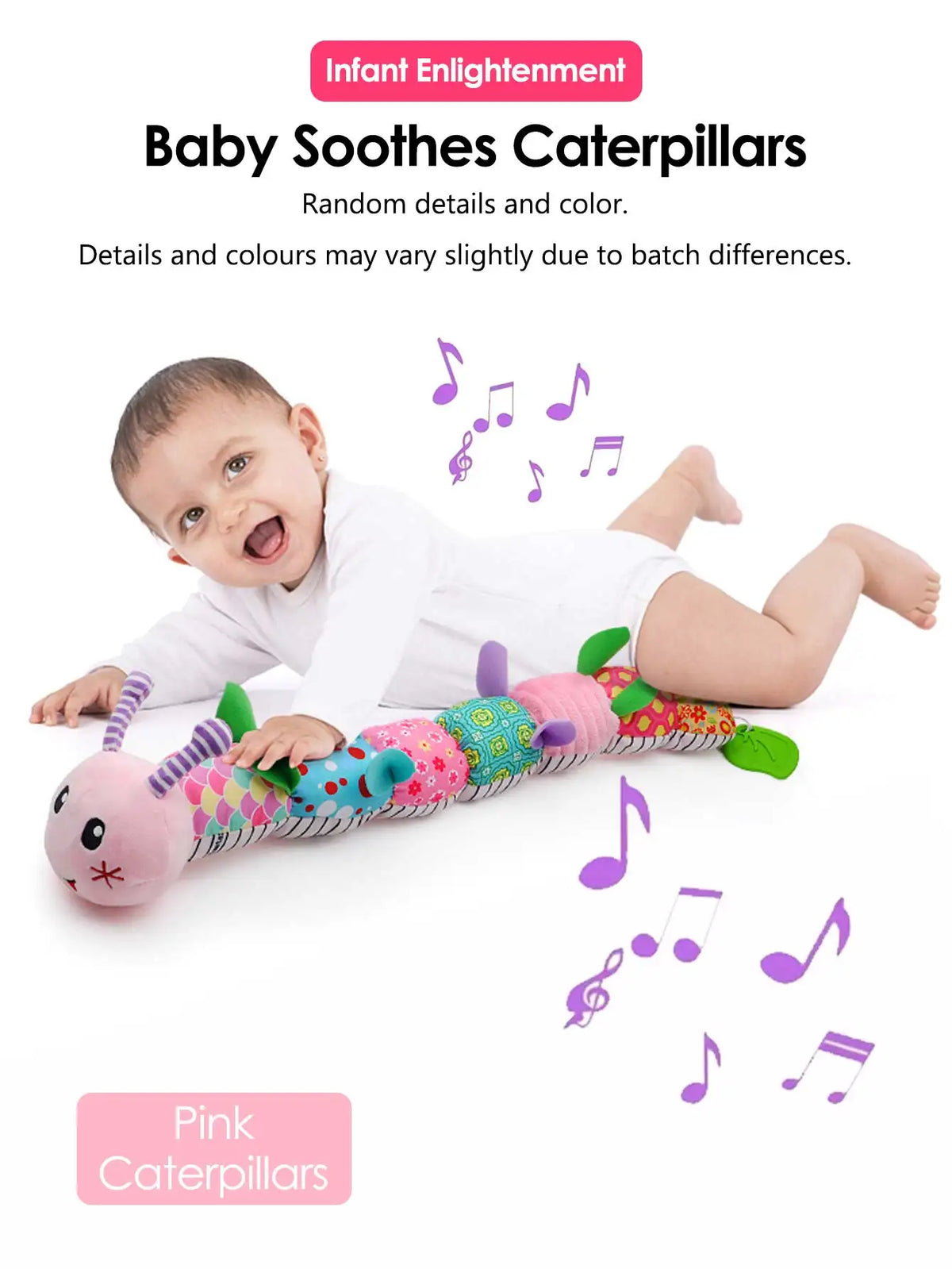 Plush Giraffe Baby Rattle Hanging Plush Newborn Sensory Toys