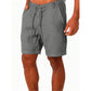 Lightweight Breathable Cotton Linen Summer Shorts for Men, Relaxed Fit Casual Beach Wear-1