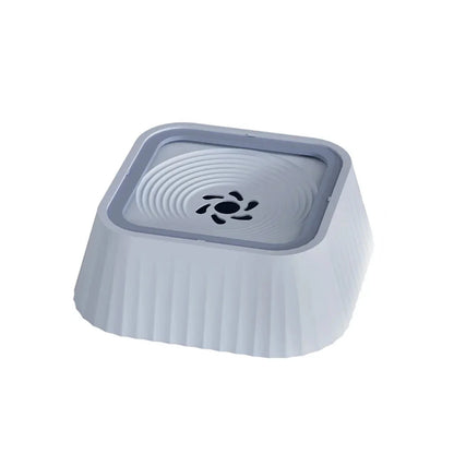 Water Pet Fountain with Floating Plates No Spill Bowl for Dogs