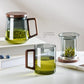 Glass Tea Cup With Wood Handle Heat Resistant Puer Filter Mug Kung Fu Tea Kit Fall 2025 Simple Brewing