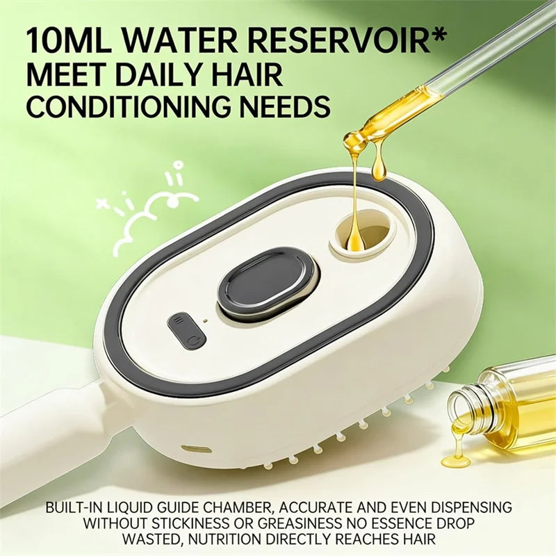 Scalp Massager 3 In 1 Self Cleaning Motor-Driven Spray Brush Battery-Powered Viral Fall 2026 Gift