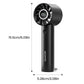 Travel-Friendly Mini Fan Hand-Held Fan with LED Display 3 Speeds