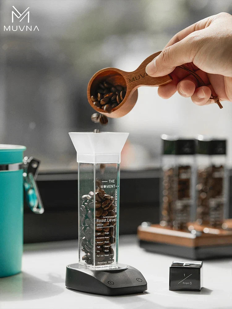 Coffee Scale 0.1g Accurate Mini Electronic Espresso Scale With LED Display And Powder Cup, Fall 2025 Barista Dosing