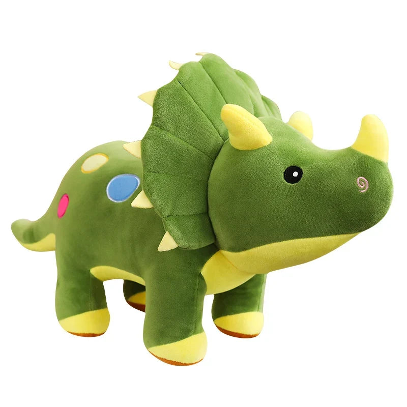 Creative Big Plush Dinosaur Plush Toy for Kids - Triceratops Stegosaurus Stuffed Doll Birthday Gift