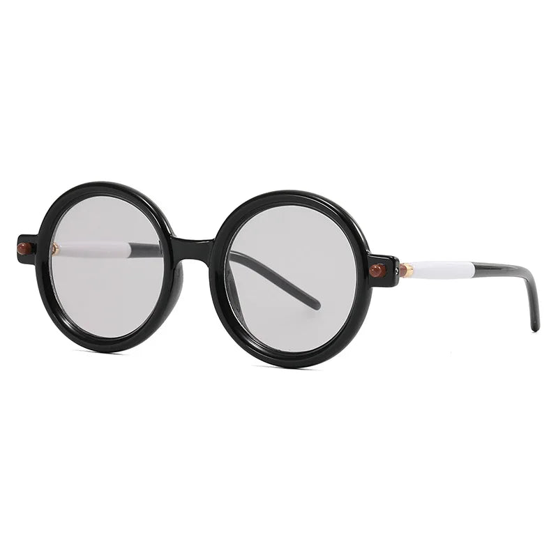 Retro Fashion Round Sunglasses for Men Women Vintage Designer Trendy Shades