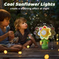 Bubble Machine for Kids Sunflower Design 3-Speed Travel-Friendly Bubble Blower Toy for Parties
