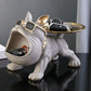 Dog Statue 30cm Bulldog Figurine Storage Box Resin Household Decor Fall 2025 Organizer Gift Idea