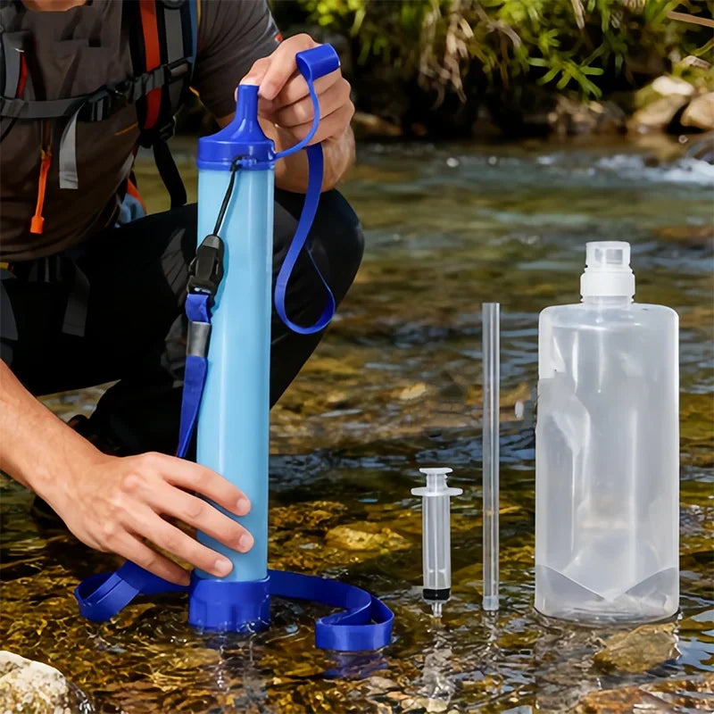 Travel-Friendly Purifier for Camping, Hiking & Emergency Survival 2026 – Personal Water Filter Straw