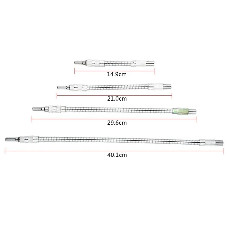 Flexible Shaft Extension for Household Tools - 15cm-40cm Drill Bit Holder, Impact Driver Accessory