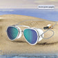 Full View Retro Frame Unisex Pool Swim Eyewear 2026 – Wide Angle Anti-Fog Swimming Goggles