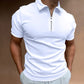Classic Fit Zipped Mens Polo Shirt in Multiple Colors - Stylish, Comfortable, Breathable Polyester-2