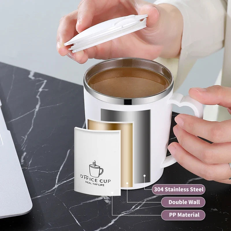 Thermos 350ml Mug 304 Stainless Steel Insulated Cup With Handle
