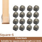 Floor Protectors Chair Feet Leveling Mat 2026 – Silicone Anti-Slip Furniture Leg Pads 16-Pack