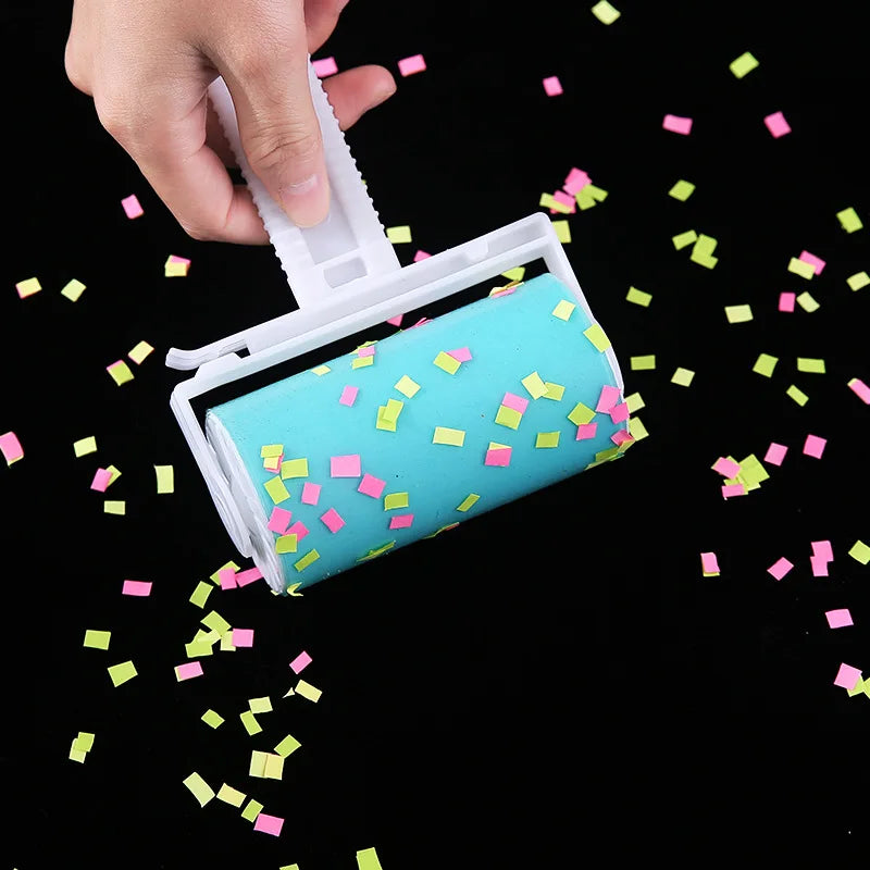 Clothes Washable Hair Sticky Roller with Cover for Pet Hair Removal