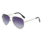 Timeless Big Pilot Sunglasses for Men - Deluxe Metal Black Aviation Shades UV400