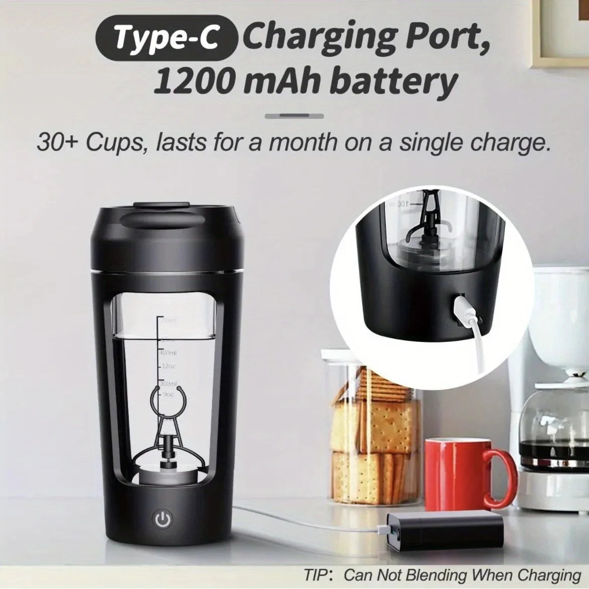 Protein Shaker Bottle 500ml USB-C Battery-Powered Motor-Driven Mixer Cup Gym Outdoor Fall 2025 Fast Smooth Blends