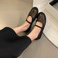 Light Women’s Mary Jane Flats - Shallow Mesh, Casual