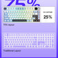 Gaming Mechanical Keyboard 75% Hot Swap RGB TFT Cordless