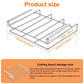 Cabinet Under Cutting Board Organizer Stainless Steel Hanging Rack Kitchen Space Saving Fall 2025 Countertop Saver