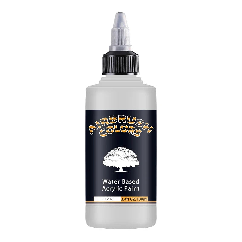 Airbrush2026 Edition Acrylic Paint Matte Inks Water Based Simple to Clean 32 Color Kit 100ml Bottles For Model Hobby TikTok Viral Craft Trend