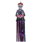 Witch Halloween Tree Decoration Non Woven Hanging Outdoor Yard Decor Fall 2025 Spooky Crashing Display