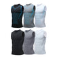 polyester, sleeveless, gym and bodybuilding vest – Fast-dry men's compression tank top