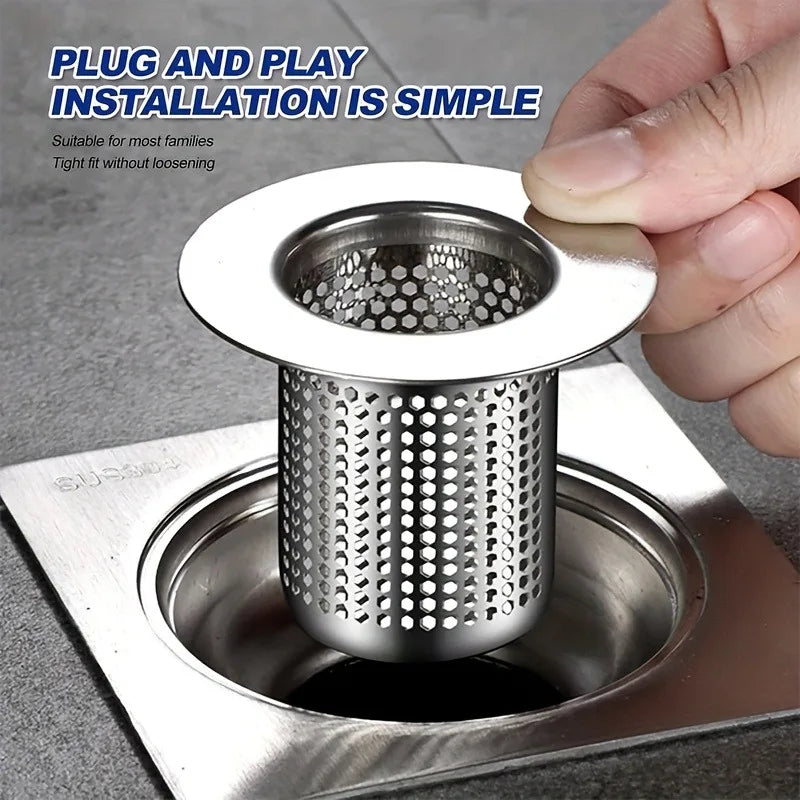Drain Filter Sink And Shower Drain Catcher Fall 2026 Kitchen And Bathroom Protection Simple Install Hair Debris Block