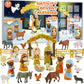Nativity Advent Calendar 24 Pcs Miniature Nativity Figurines Kit for Christmas Countdown 2025 Family Activity
