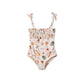 Rash Guard & Hat, Nylon, Cartoon Seagull Star Print, Beach Holidays – Fast-dry Kids’ Swimwear Kit