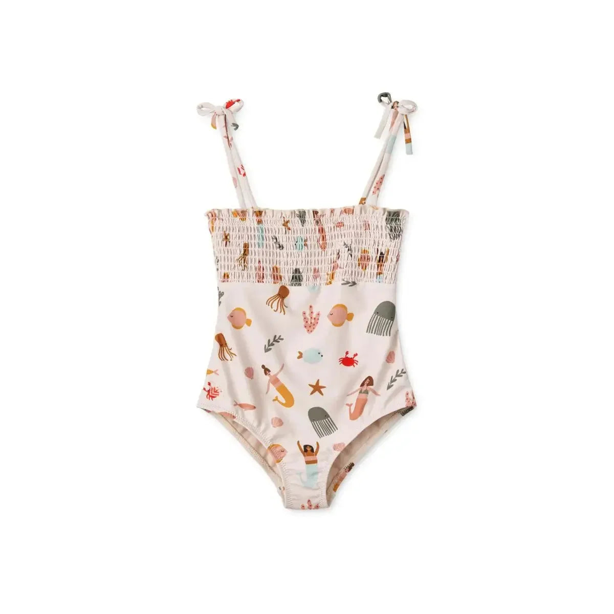 Rash Guard & Hat, Nylon, Cartoon Seagull Star Print, Beach Holidays – Fast-dry Kids’ Swimwear Kit