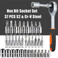 46 Pc Ratchet Wrench Kit With Sockets And Bits, Fall 2025 Ideal For DIY Auto Repairs – Socket Kit 1/4 Inch Drive