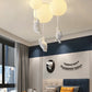 Kids Room Chandelier, Nursery Decor, TikTok Viral 2026 Gift – Ceiling Light Bear Cartoon Acrylic Spheres
