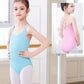 Girls Breathable Leotards - double camisole, cross-back, cotton-spandex blend, for ballet class