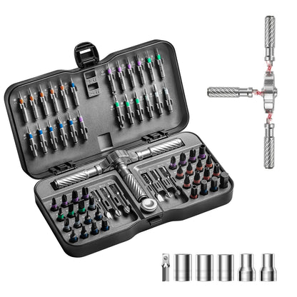 Screwdriver Bit Kit Magnetic Chrome-Vanadium Steel Hand Device Kit For Household Repairs Fall 2025 Gift Idea