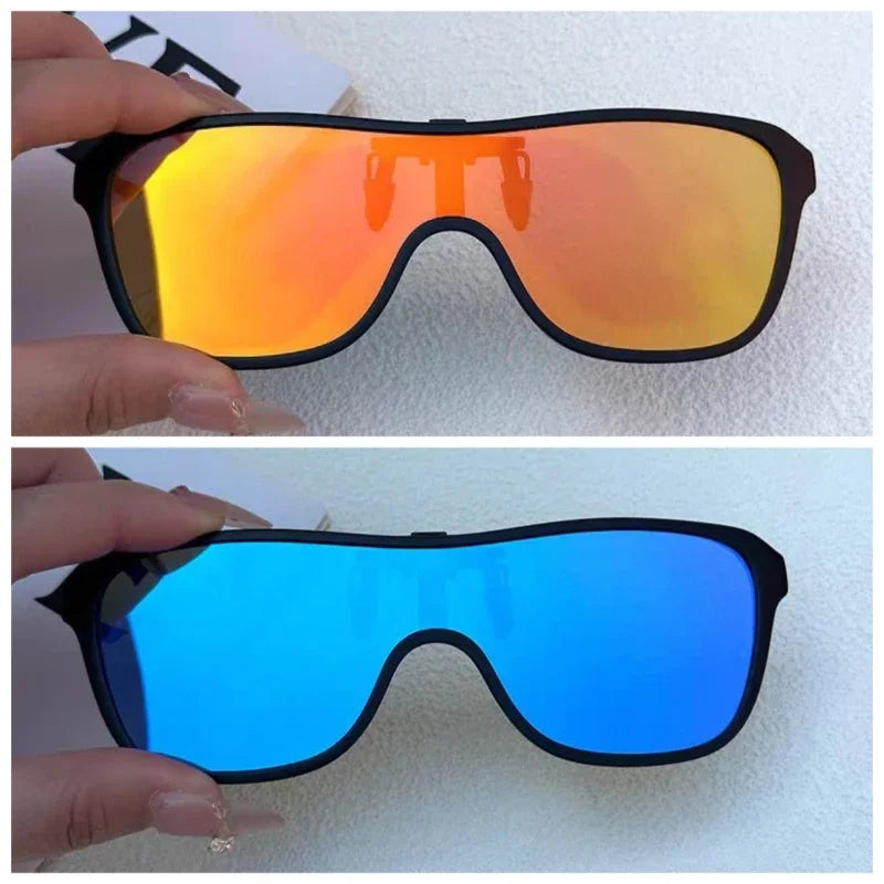 Clip2026 Edition On Sunglasses Polarized Flip Up Driving Glasses Mirror Lens Outdoor UV Protection Summer