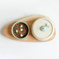 Water Cat Fountain 1300ml Ceramic USB Charging Pet Fountain With Filter And Wooden Stand Fall 2025 Continuous Hydration