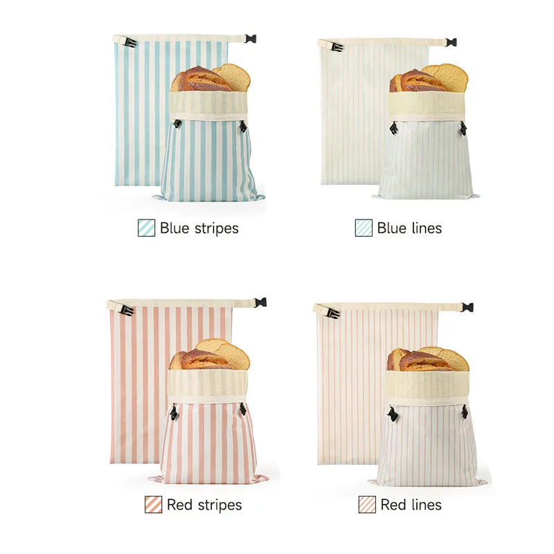 Eco-Friendly Reusable Food Storage Fermentation Bags 2026 – Beeswax Bread Bags 2-Pack Oxford Cloth