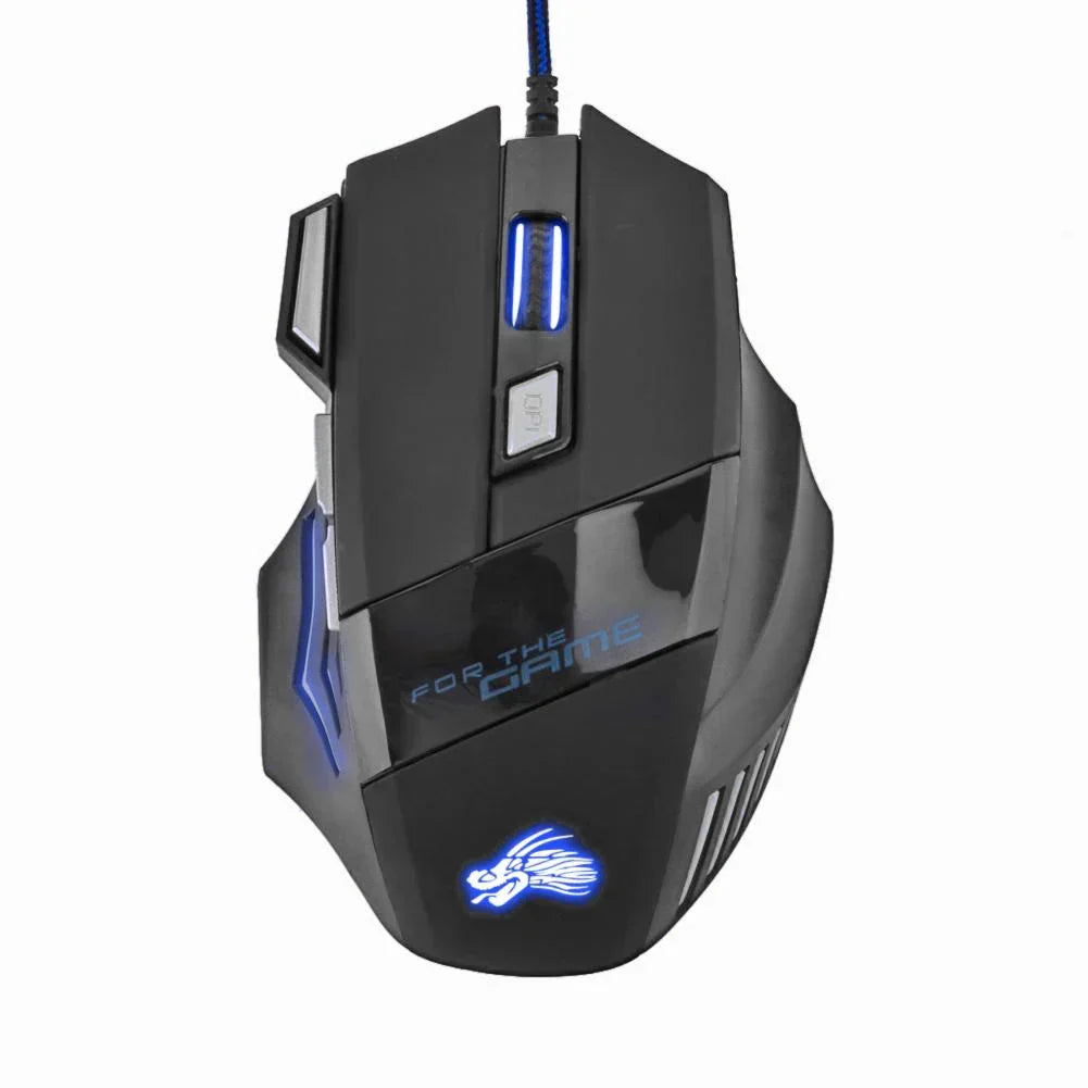Usb Wired Gaming Mouse 7 Button Backlit Comfort-Grip Comfort